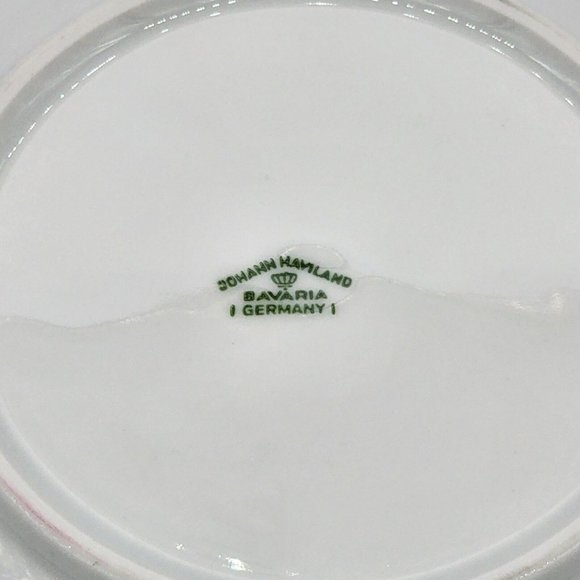 Vintage Johann Haviland Bavaria Germany Sepia Rose 6 1/4 in Bread Butter Plate - Picture 4 of 4